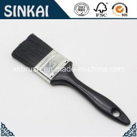 Nylon Paint Brush with Black Plastic Handle