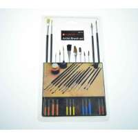 oils and acrylics artist brushes bristle,kids professional drawing plastic paint brushes