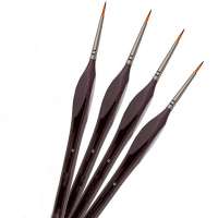 Model Detail Art Nylon Suitable Paint Angle Brush  For Artists