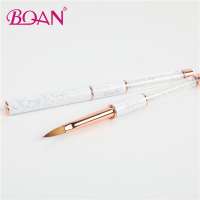 BQAN Wholesale Nail Art Pen Acrylic Brushes Rhinestone Nail Brushes Marble 100% Pure Kolinsky Nail Art Brush