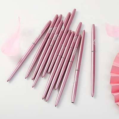 12 PCS Pink Color Nail Art Products Cheap Paint Gel Brush Acrylic Brushes Nail Brush Tool Set